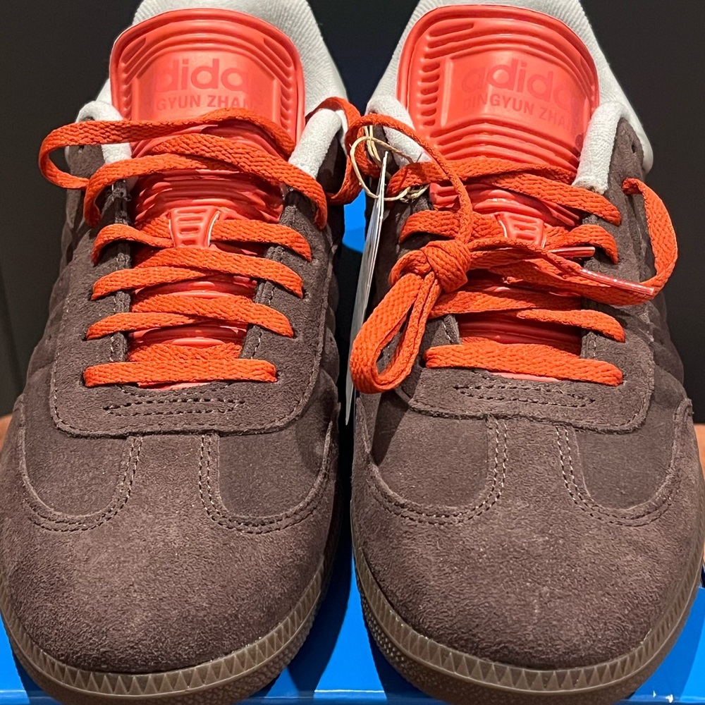 Brown Adidas DYZ Samba Sneakers - Picture 6 of 9